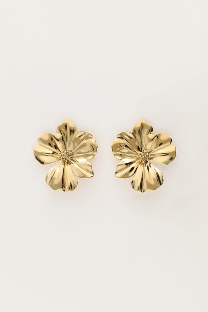 Boucles d'oreilles Iconic avec fleur