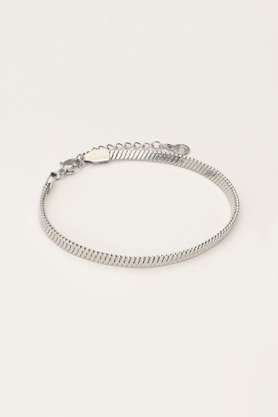 Iconic platte schakelarmband
