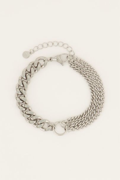 Iconic narrow & wide chain bracelet | My Jewellery
