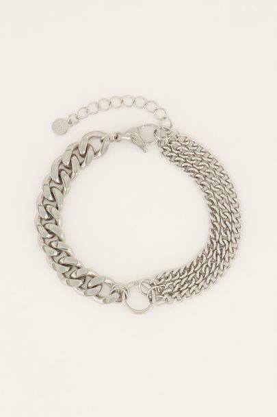 Iconic schakelarmband smal & breed