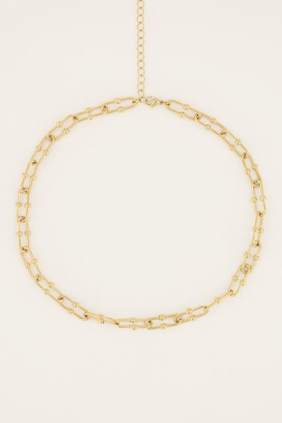 Collier chaîne Iconic avec perles
