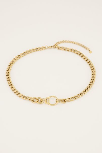 Iconic schakelketting met grove sluiting