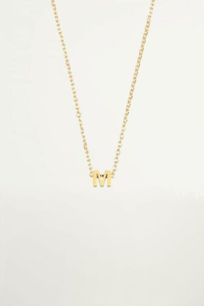 Initial necklace gold - AZ