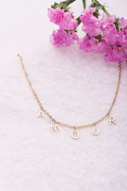 Ketting losse letters amour