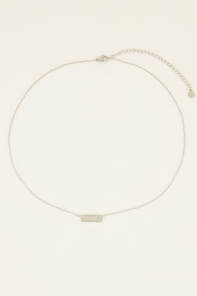 Ketting met amour plaatje