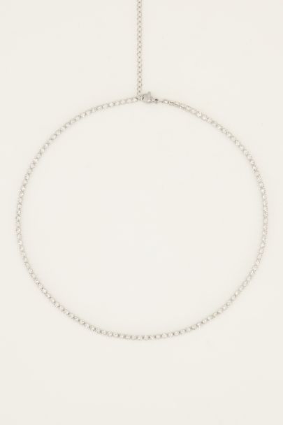Ketting met geslepen steentjes