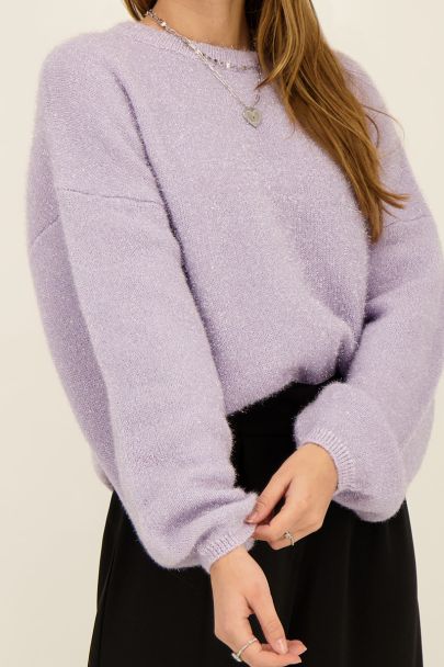 Lilac party sweater