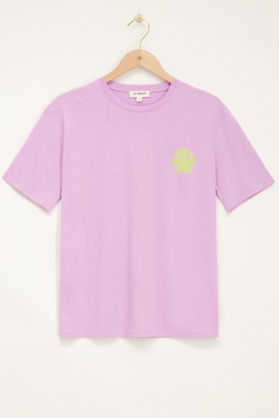 Lila T-shirt rive gauche droite