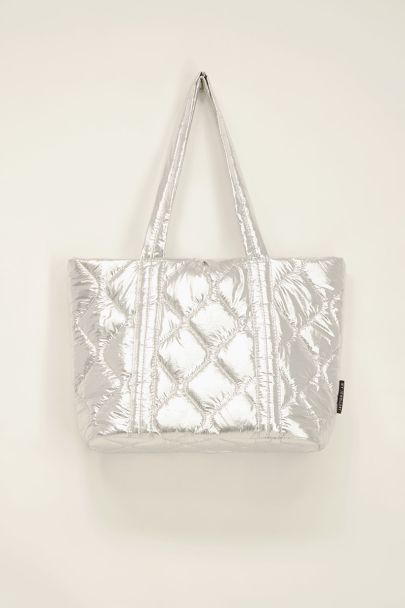 Metallic puffer tote | My Jewellery