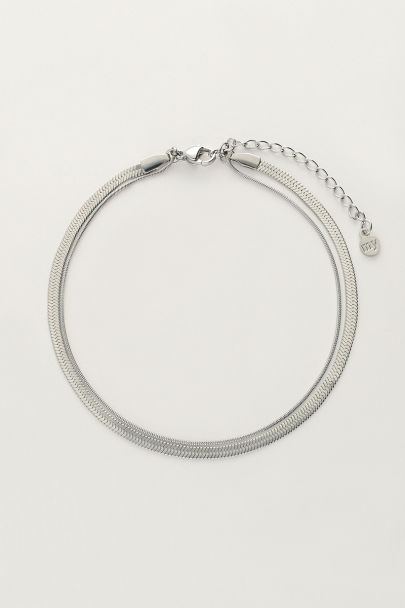 Bracelet de cheville minimaliste à double lien