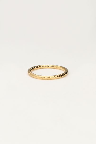 Minimalist ring with texture | My Jewellery