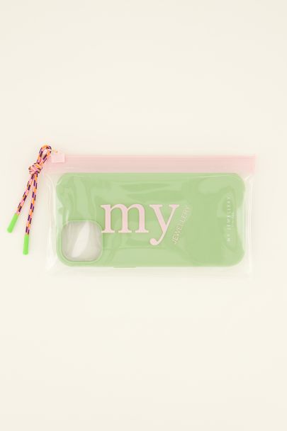 Mint green phone case