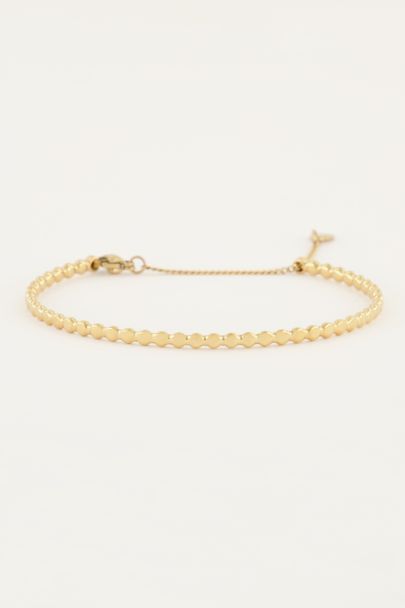 Bracelet jonc petites rondelles Mix