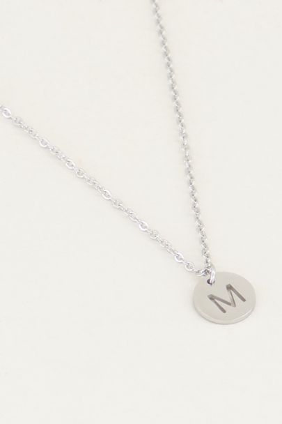 Silver initial necklace, Initial necklace, Necklaces My Jewellery