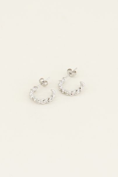 Kleine oorringen schakels | Oorringen | My Jewellery