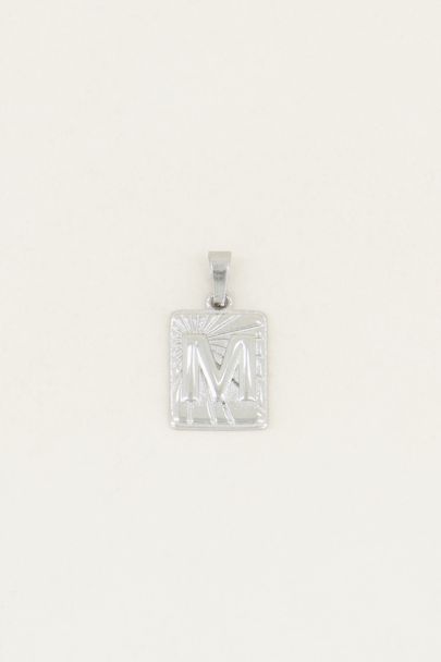 Pendentif initiale rectangulaire