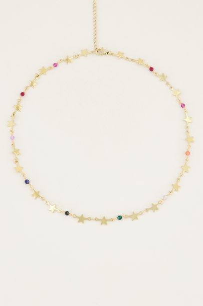 Necklace with stars and beads | Star necklace My Jewellery