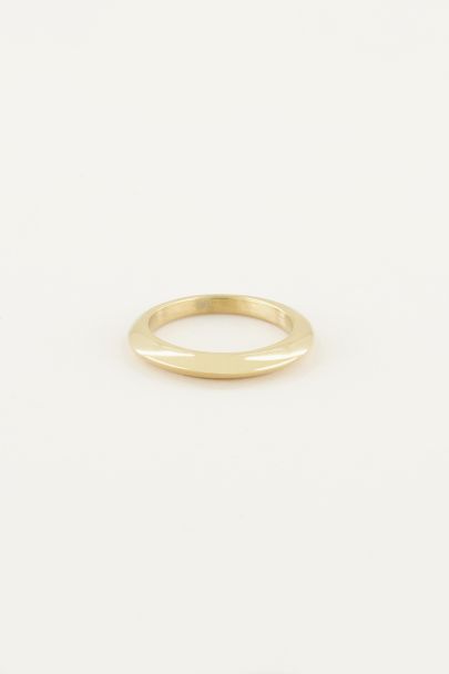 Brede statement ring smal | Grote ringen dames My Jewellery
