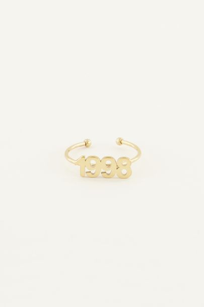 Ring jaartal | Geboortedatum ring My Jewellery