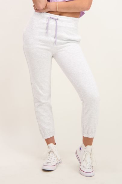 Grijze homewear joggingbroek