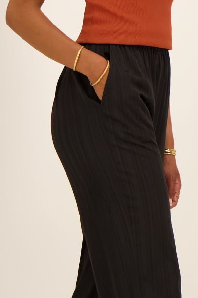 Pantalon palazzo noir