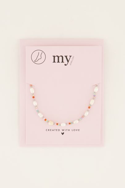 Bracelet de cheville Souvenirs avec perles | My Jewellery