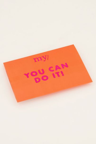 “You can do it!” gift card holder
