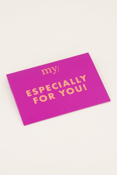 “Especially for you!” gift card holder