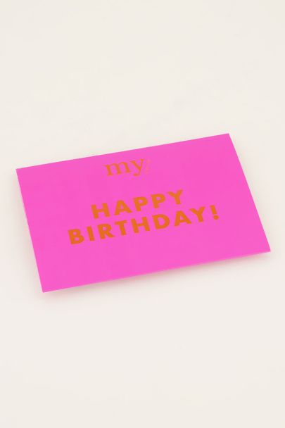 Présentoir de carte-cadeau « Happy birthday »