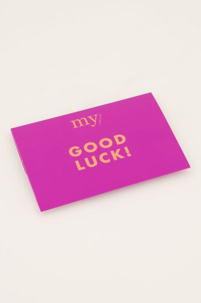 “Good Luck!” gift card holder