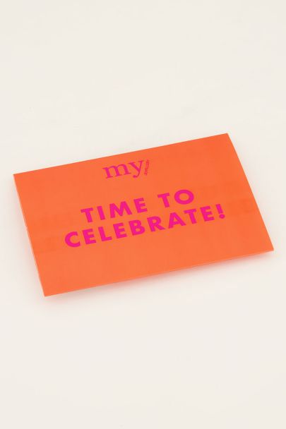 “Time to Celebrate!” gift card holder