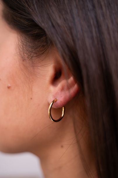 Basic hoop earrings small