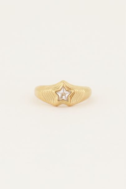 MOOD ring with transparent star | My Jewellery