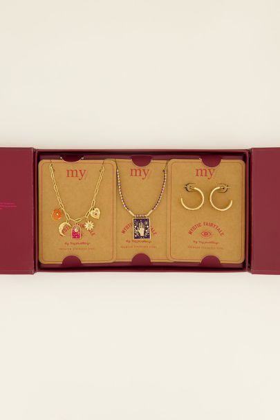 Mystic gift box with three pieces of jewellery