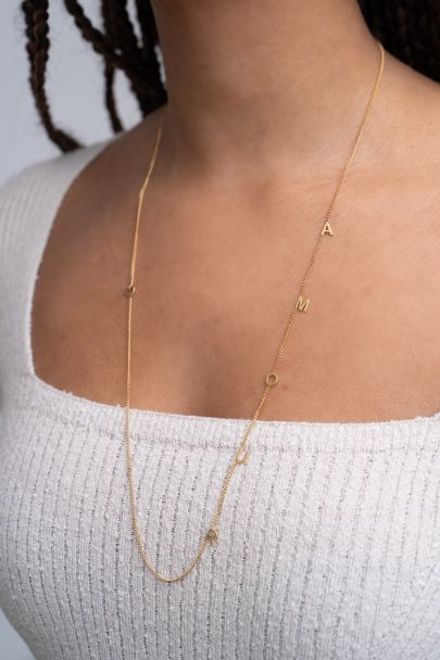 Ketting met amour letters