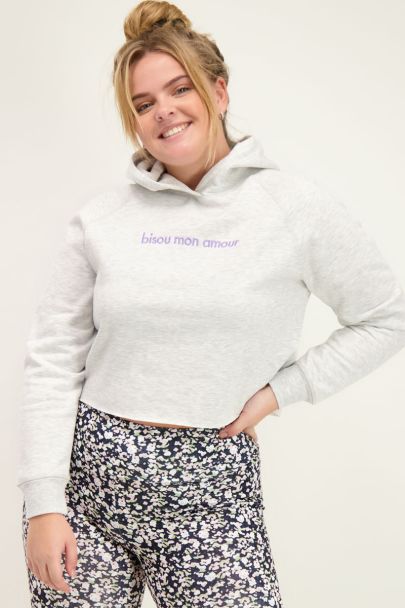 Grey homewear hoodie