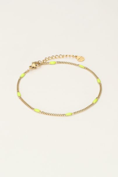 Ocean minimalist lime bracelet | My Jewellery