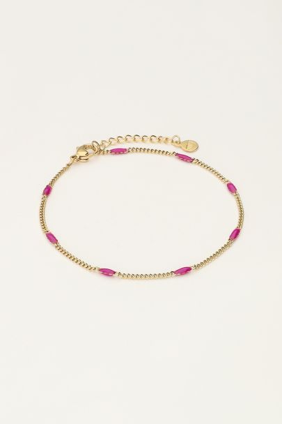 Ocean minimalist purple bracelet