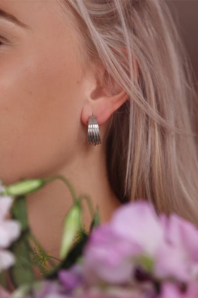 Layered earrings 