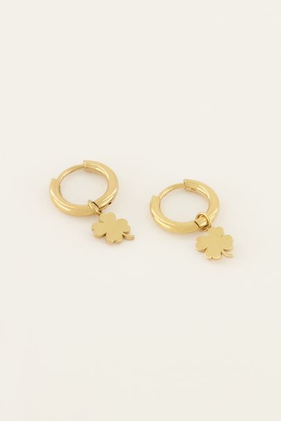 Four-leaf clover earrings 