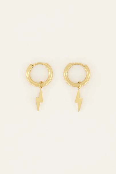 Oorringen met bliksemschicht | My Jewellery