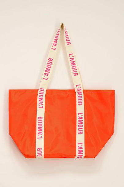 Oranje shopper l'amour