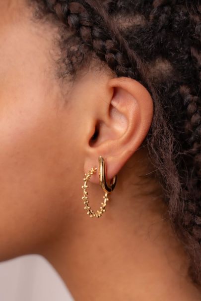 Hoop earrings classy