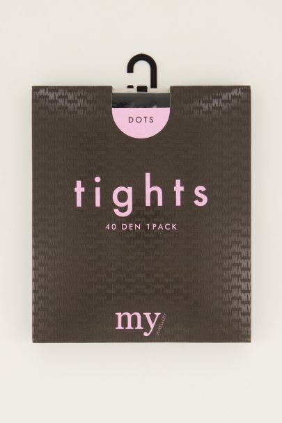Polka dot tights 40 den