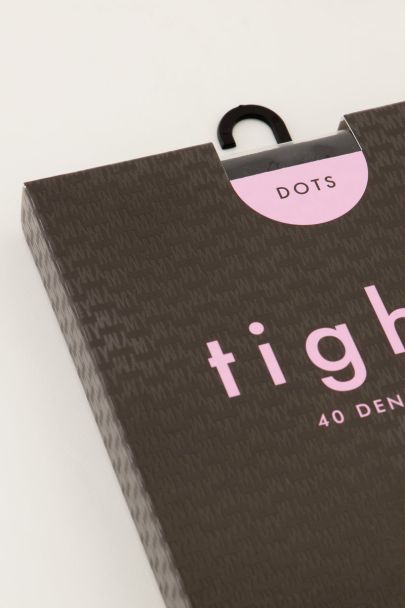 Polka dot tights 40 den
