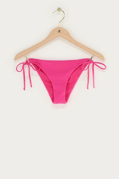 Pink bikini bottom with bows