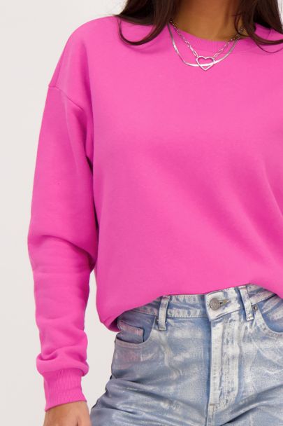 Pink sweatshirt C'est la vie