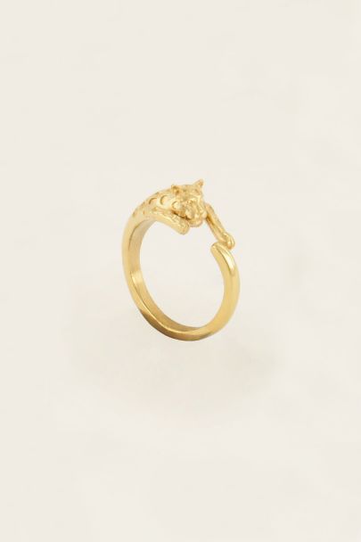 Ring mit Leopard