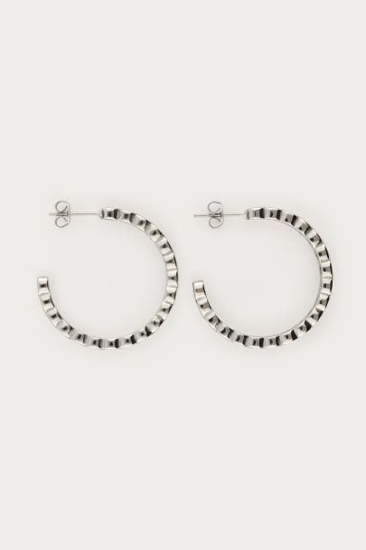 Boucles d’oreilles Midnight avec strass colorés