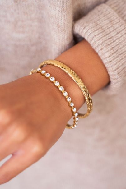 Bracelet jonc tressé minimaliste 